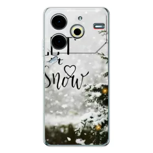 Новорічні, Святкові Чохли для Tecno Pova 6 Neo 5G - 2024 год (Let it snow)