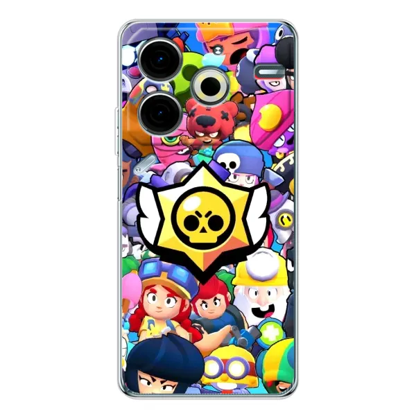 Чехол с принтом «Лого Brawl Stars» для TECNO Pova 6 Neo 5G