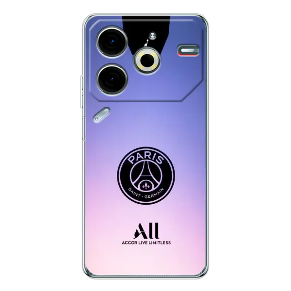 Чохол з принтом «лого PSG» для TECNO Pova 6 Neo 5G