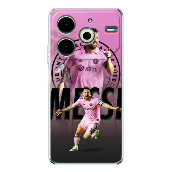 Чохол з принтом «Messi Miami» для TECNO Pova 6 Neo 5G