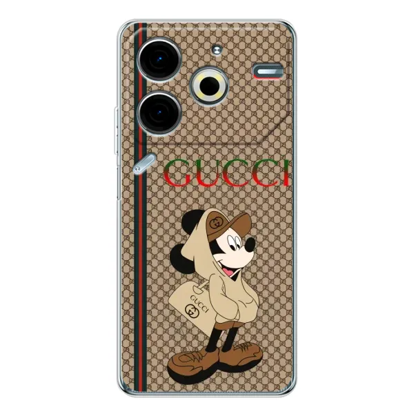Чохол з принтом «Mickey GUCCI» для TECNO Pova 6 Neo 5G