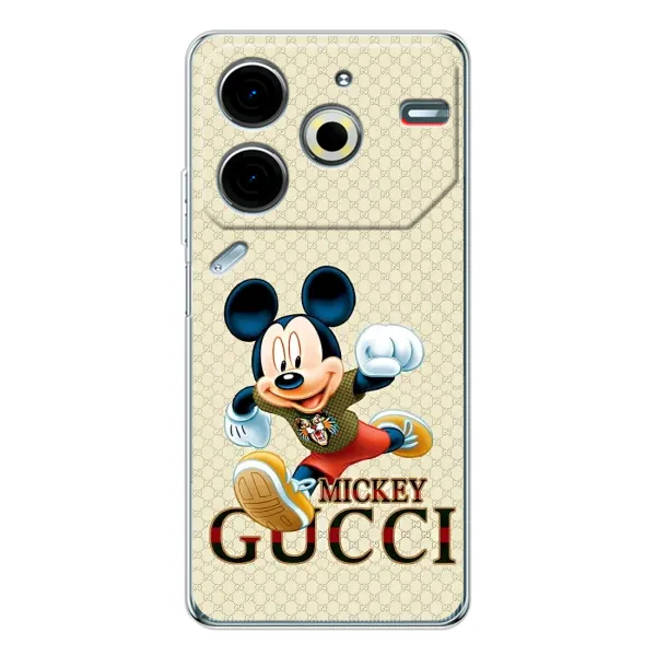 Чохол з принтом «Mikki Gucci» для TECNO Pova 6 Neo 5G Чохол з принтом «Mikki Gucci» для TECNO Pova 6 Neo 5G