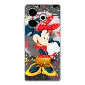 Чохол Disney Mouse Tecno Pova 6 Neo 5G (PREMIUMPrint) (Minni з бантіком)