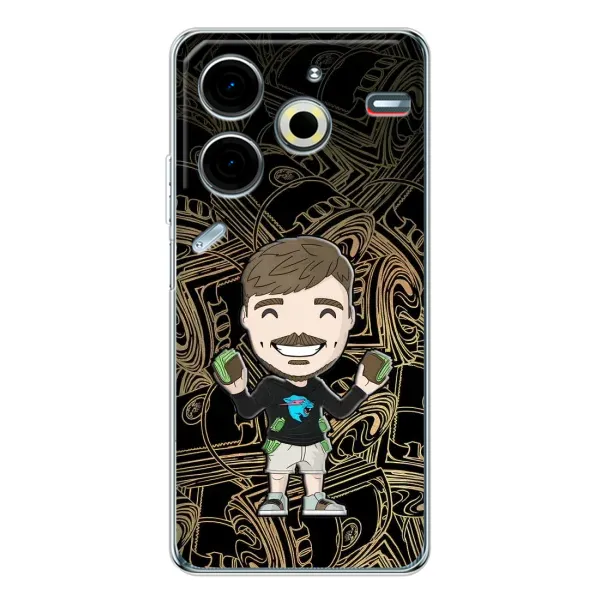 Чохол з принтом «Mister Beast» для TECNO Pova 6 Neo 5G