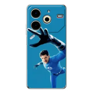 Чохол з принтом Фантастична четвірка для Tecno Pova 6 Neo 5G (Містер Фантастік супергерой)