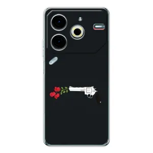Чехлы (ART) Цветы на Tecno Pova 6 Neo 5G (VPrint) (Неожиданные цветы)
