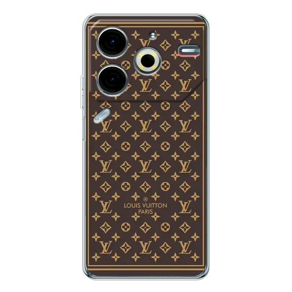Чохол з принтом «шпалери LV» для TECNO Pova 6 Neo 5G