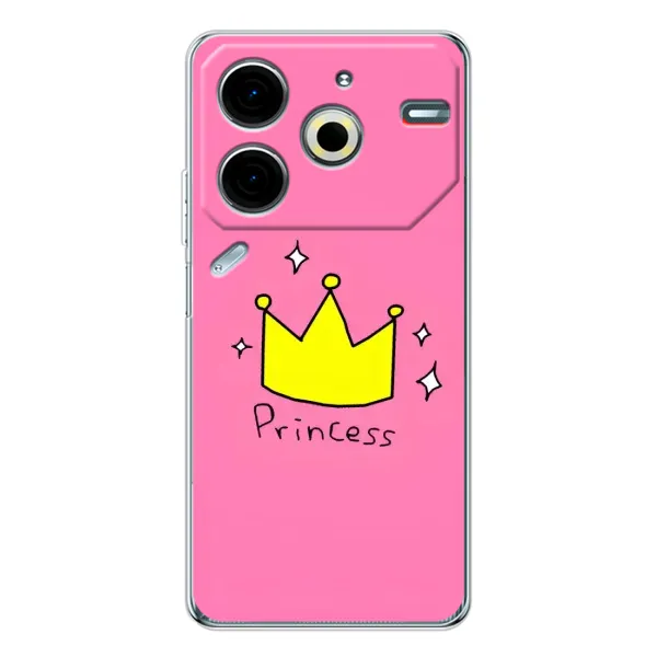 Чехол с принтом «Princess» для TECNO Pova 6 Neo 5G
