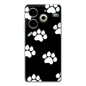 Чохли з собаками для Tecno Pova 6 Neo 5G (VPrint) (Сліди собаки)