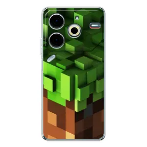 Чехол Майнкрафт на Tecno Pova 6 Neo 5G (AlphaPrint) Minecraft