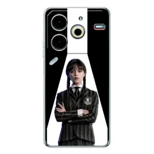 Чохли Венсдей на Tecno Pova 6 Neo 5G Уенсдей (AlphaPrint) (W-Wednesday)