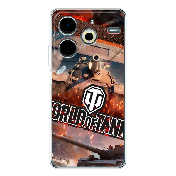 Чехол с принтом «World of Tanks» для TECNO Pova 6 Neo 5G