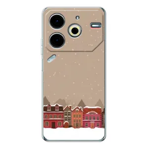 Новорічні, Святкові Чохли для Tecno Pova 6 Neo 5G - 2024 год (Зимове місто)
