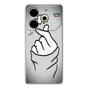 Чохол з принтом «Значок Love» для TECNO Pova 6 Neo 5G