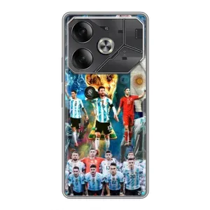Чехлы Месси для Tecno Pova 6 (AlphaPrint) (Аргентина Месси)