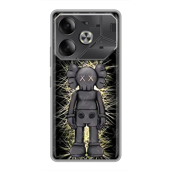 Чехол с принтом «Bearbrick LV» для TECNO Pova 6