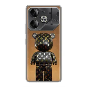 Чехлы для Tecno Pova 6 - Bearbrick Louis Vuitton (PREMIUMPrint)