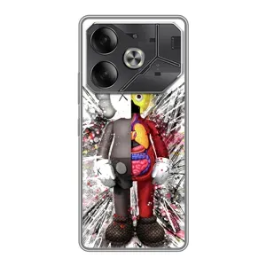 Чехлы для Tecno Pova 6 - Bearbrick Louis Vuitton (PREMIUMPrint) (Беарбрик)
