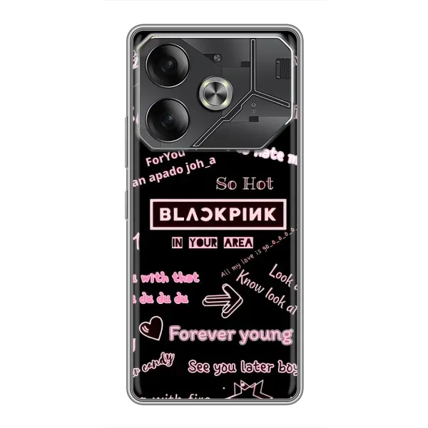Чехол с принтом «BLACKPINK» для TECNO Pova 6