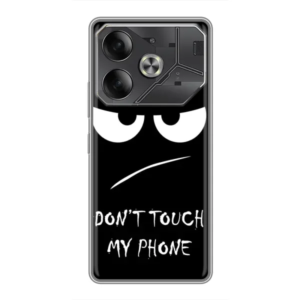 Чохол з принтом «Dont Touch» для TECNO Pova 6