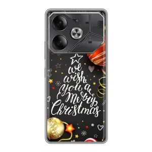 Рождественские Чехлы для Tecno Pova 6 (VPrint) (Елочка)