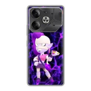 Чехлы Brawl Stars для Tecno Pova 6 (AlphaPrint) (Емз Бравл Старс)