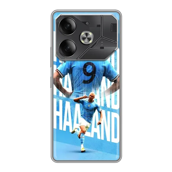 Чохол з принтом «Erling Haaland» для TECNO Pova 6