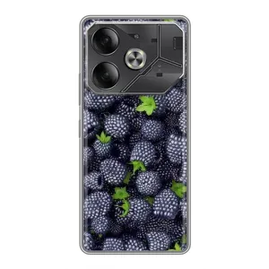 Чехлы с Фруктами для Tecno Pova 6 (VPrint) (Ежевика)