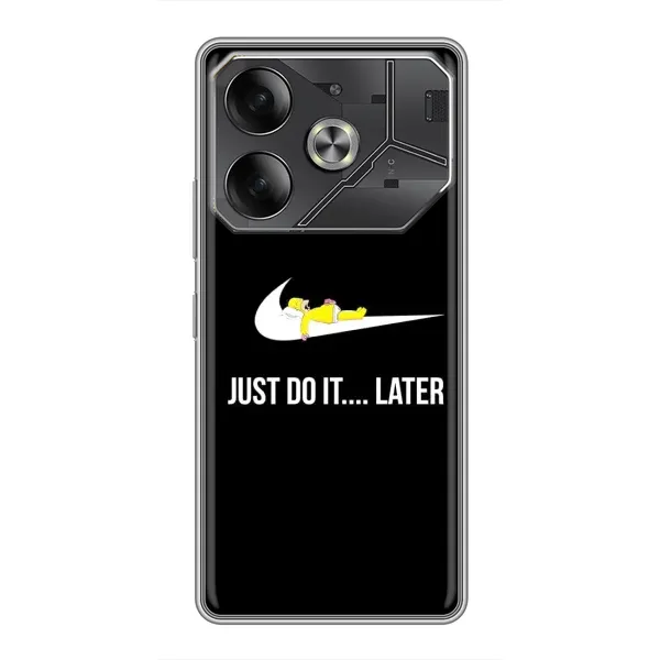 Чехол с принтом «Гомер Later» для TECNO Pova 6