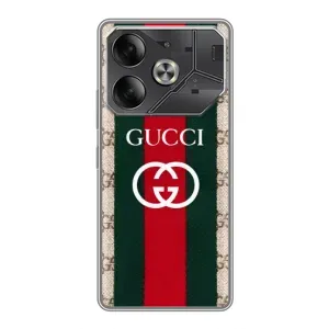 Чехлы ГУЧЧИ для Техно Пова 6 (AlphaPrint) (Gucci дизайн)