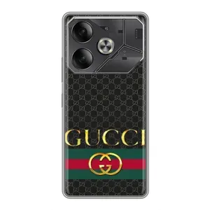 Чехлы ГУЧЧИ для Техно Пова 6 (AlphaPrint) (Gucci оригинал)