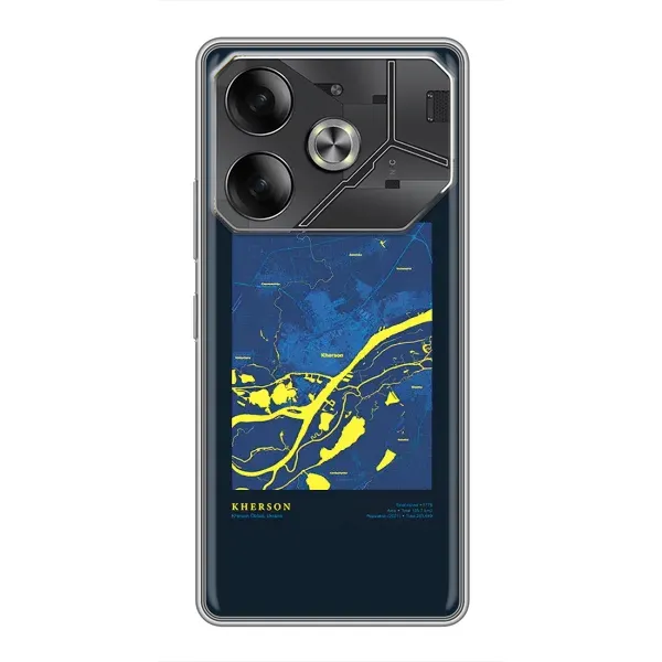 Чехол с принтом «Херсон» для TECNO Pova 6