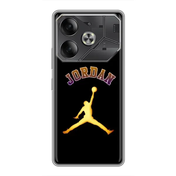 Чехол с принтом «Jordan Gold» для TECNO Pova 6