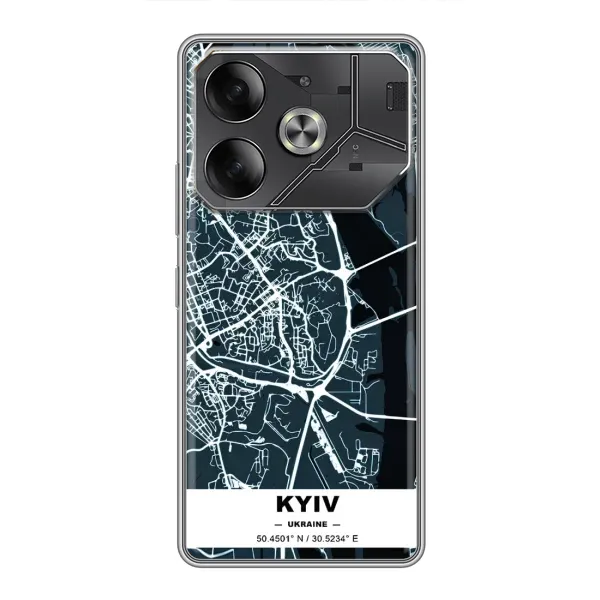 Чехол с принтом «Киев» для TECNO Pova 6