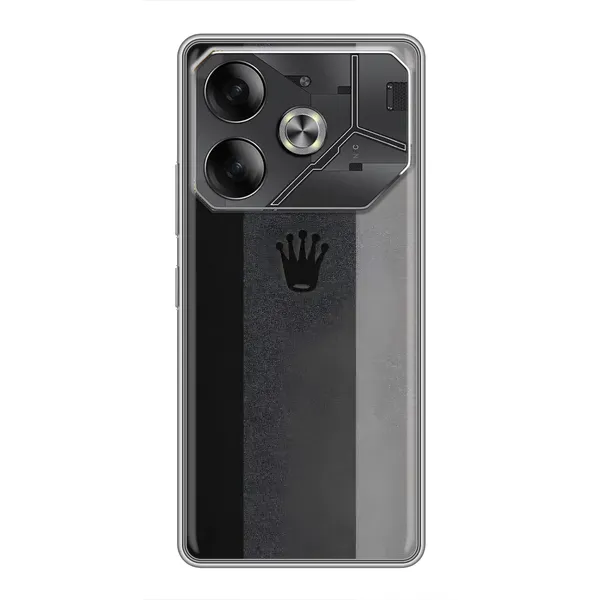 Чехол с принтом «Коронка» для TECNO Pova 6