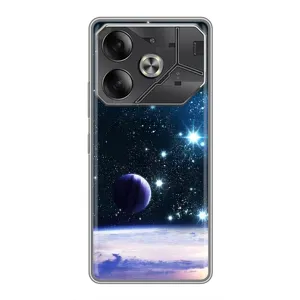 Космические Чехлы для Техно Пова 6 (VPrint) (Космический вид)