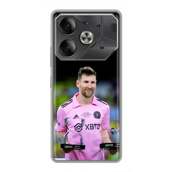 Чехол с принтом «Кубки Месси» для TECNO Pova 6