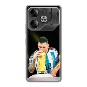 Чехлы для Tecno Pova 6 (Leo чемпион) (AlphaPrint) (Кубок Месси)