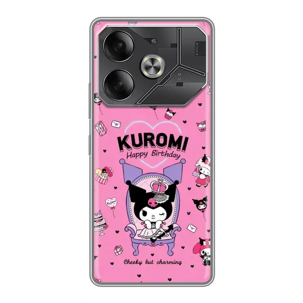 Чехол с принтом «KUROMI» для TECNO Pova 6