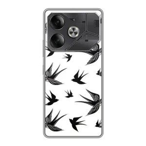 Чехол с птицами на Tecno Pova 6 (VPrint)