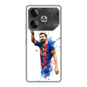 Чехлы Месси для Tecno Pova 6 (AlphaPrint) (Лео Месси)