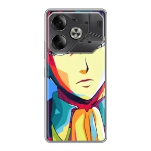 Чохли Персонажі Аніме Наруто для Tecno Pova 6 (AlphaPrint) (Леві Аккерман)