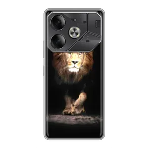 Чохол з картинкою ЛЕВ для Tecno Pova 6 (VPrint) (Лев)
