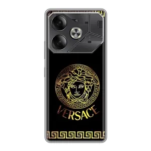 Чехлы VERSACE для Техно Пова 6 (PREMIUMPrint) (Logo Versace)