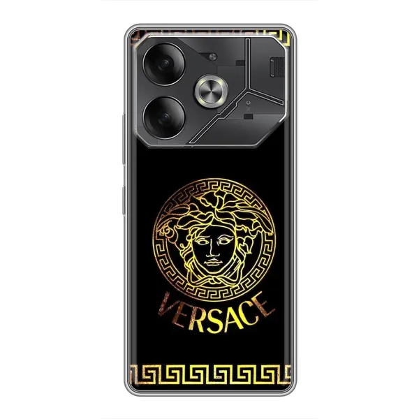 Чехол с принтом «Logo Versace» для TECNO Pova 6