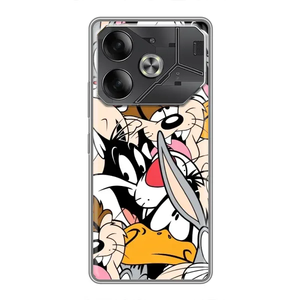 Чехол с принтом «Looney Tunes» для TECNO Pova 6