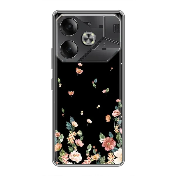 Чехол с принтом «Маленькие цветы» для TECNO Pova 6