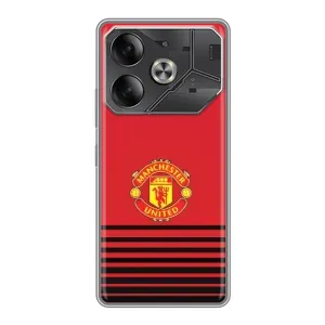 Чехол Манчестер Юнайтед для Техно Пова 6 (AlphaPrint) (manchester united)