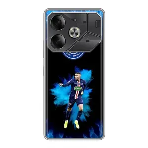 Чехлы Килиан Мбаппе для Tecno Pova 6 (Мбаппе в огне)