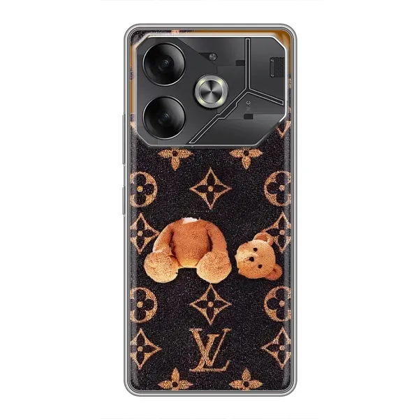 Чехол с принтом «Медведь без головы» для TECNO Pova 6